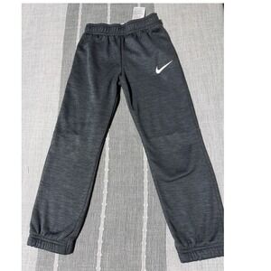 Nike Dri Fit Youth Kids Grey Athletic Jogger Pants Size 6 7 Years
